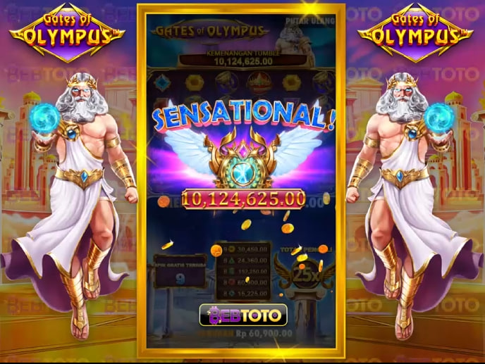 Raih Kemenangan Besar dengan Sensational Gates Of Olympus dari Pragmatic Play!